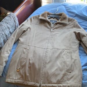 Landon Fog tan jacket.